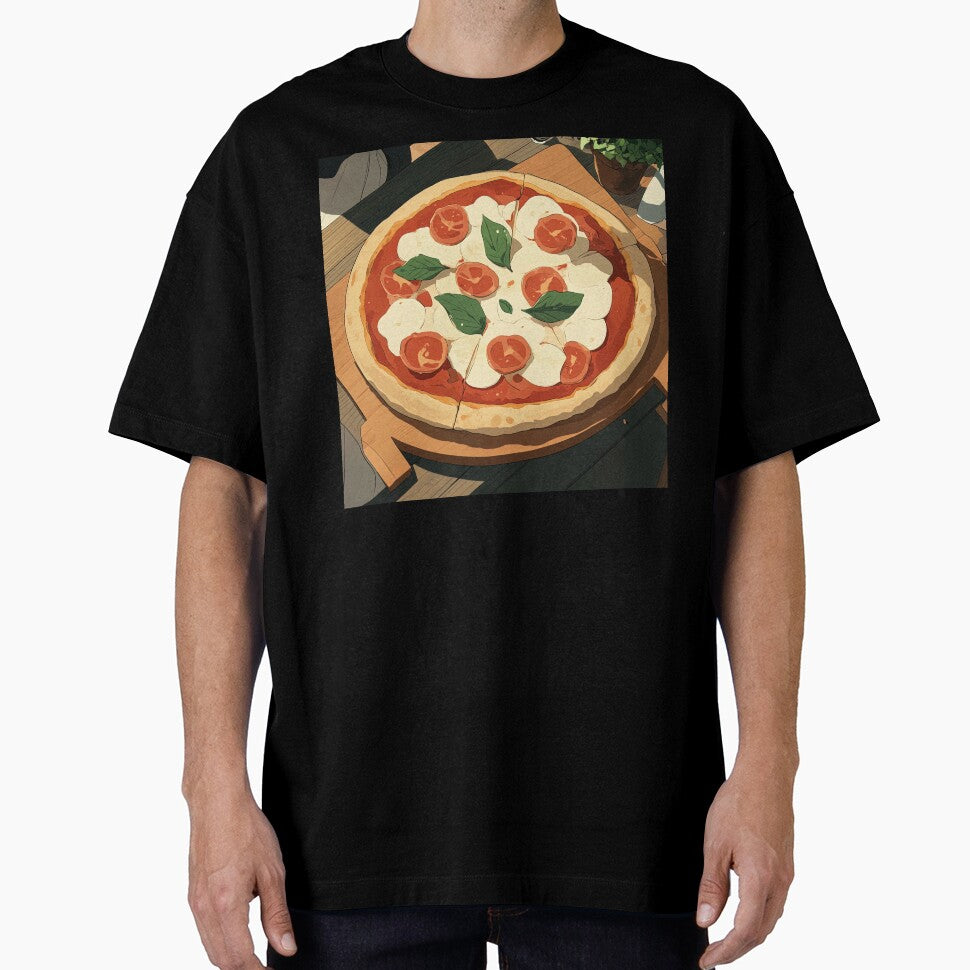 Pizza | Anime style by ComicsFactory T-Shirts, Hoodie, Sweatshirt | BlankRebels.com (Image 1)