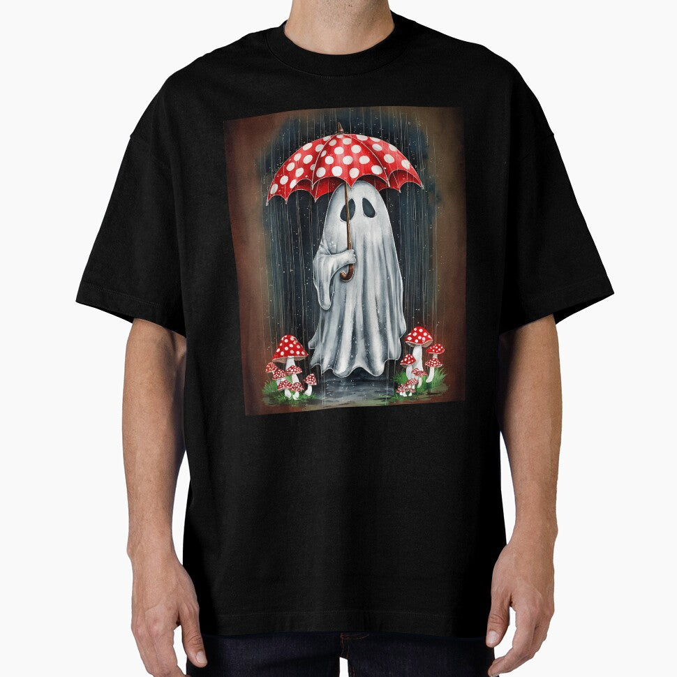 Spooky Cottagecore Ghost Mushroom by chaybduparek T-Shirts, Hoodie, Sweatshirt | BlankRebels.com (Image 1)