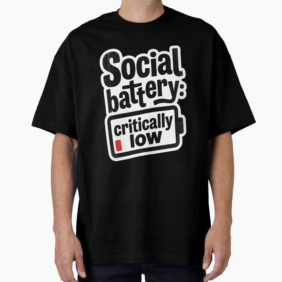 Social battery. Critically low. by Supr Rare