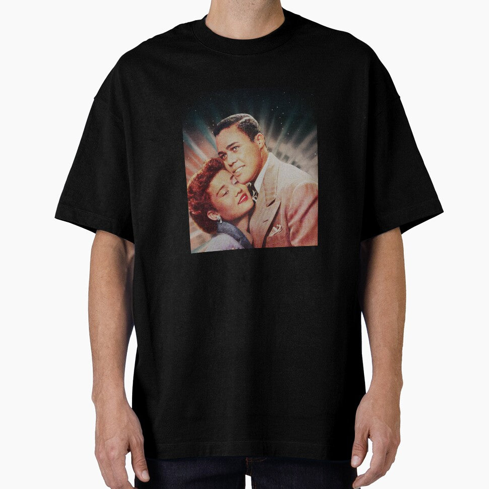 Vintage Couple in Space by RosarioDesigns T-Shirts, Hoodie, Sweatshirt | BlankRebels.com (Image 1)