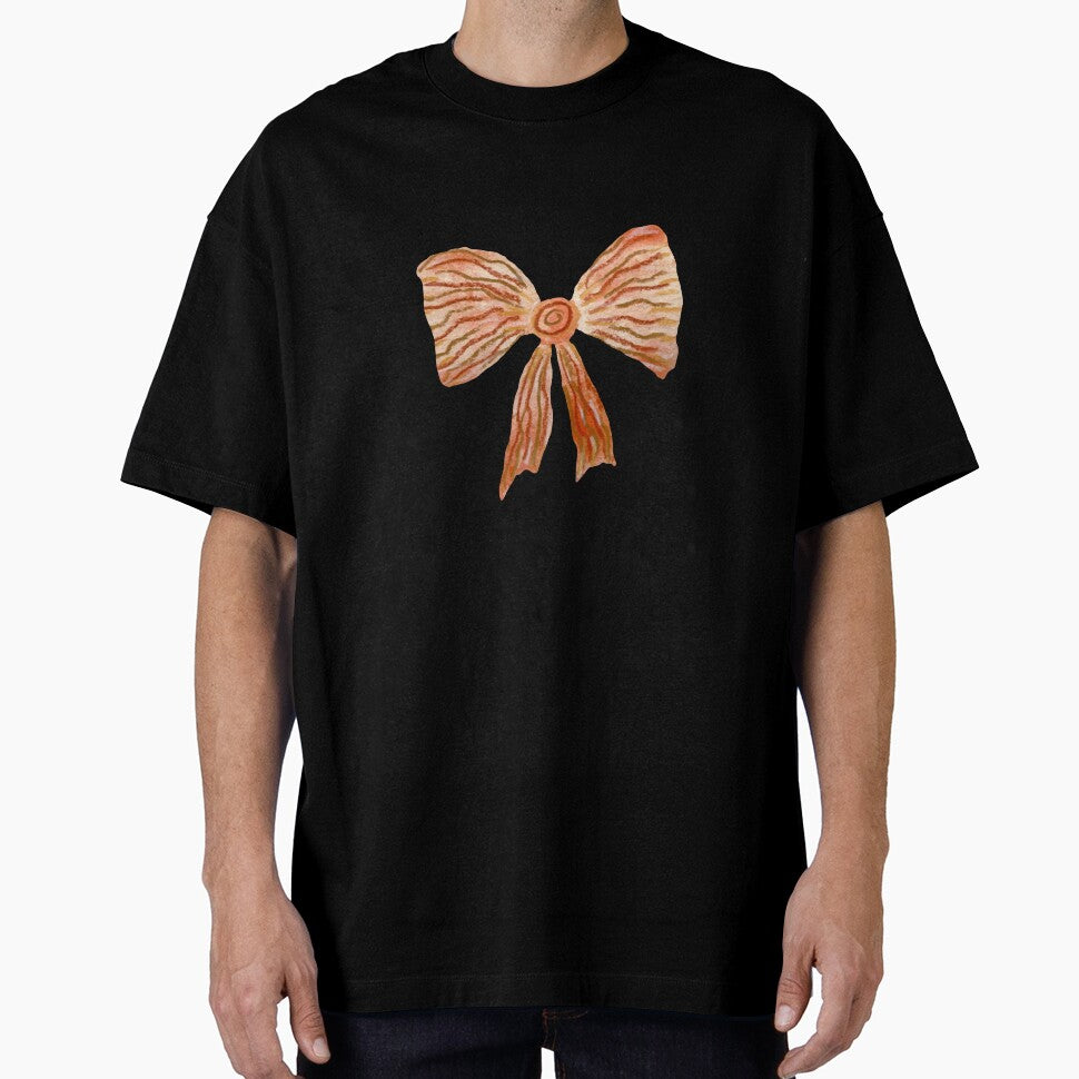 Bow red textured cartoon a watercolor sketch black by Yana Mustafina | Boho Soulful Designs T-Shirts, Hoodie,... (Image 1)