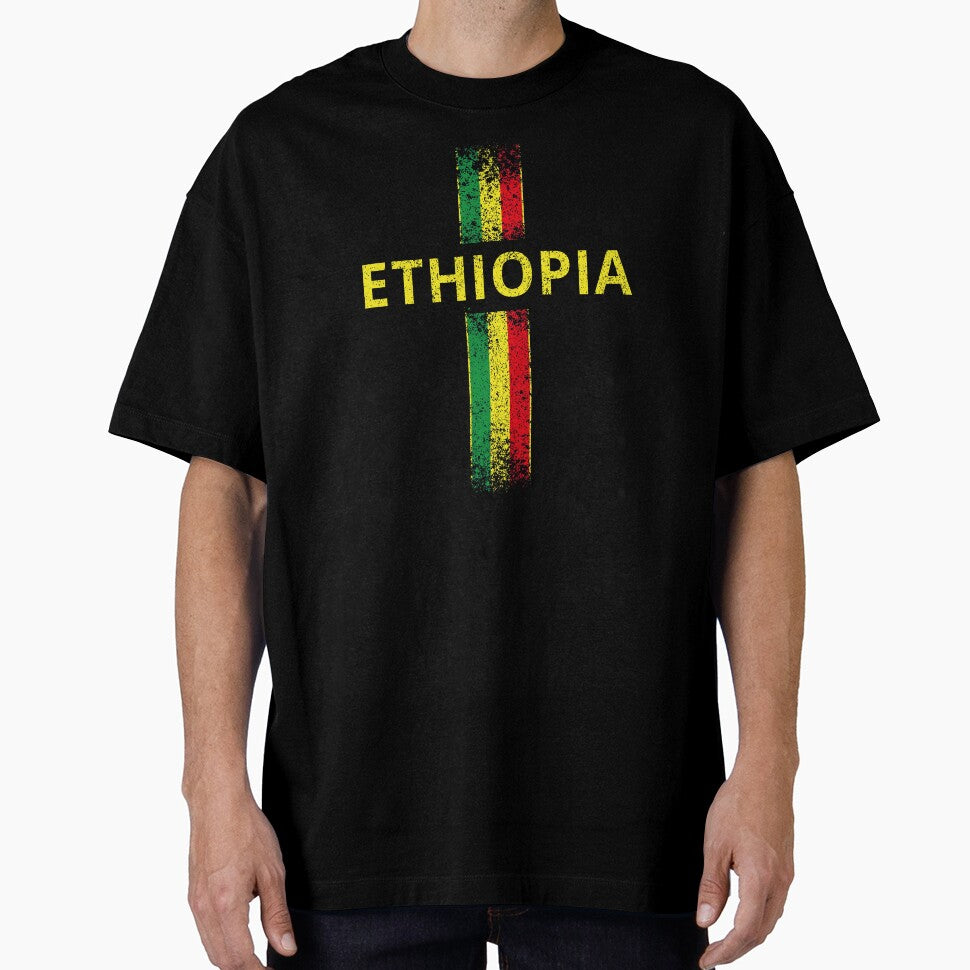 Vintage Ethiopian Soccer Stripe by kraftyesstonian