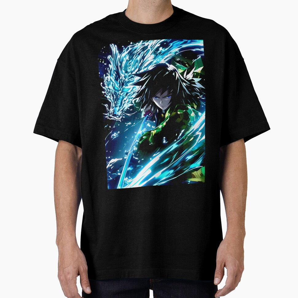 Giyu Tomioka Demon Slayer Anime Water Dragon Attack Spectacle by Tokyonomad