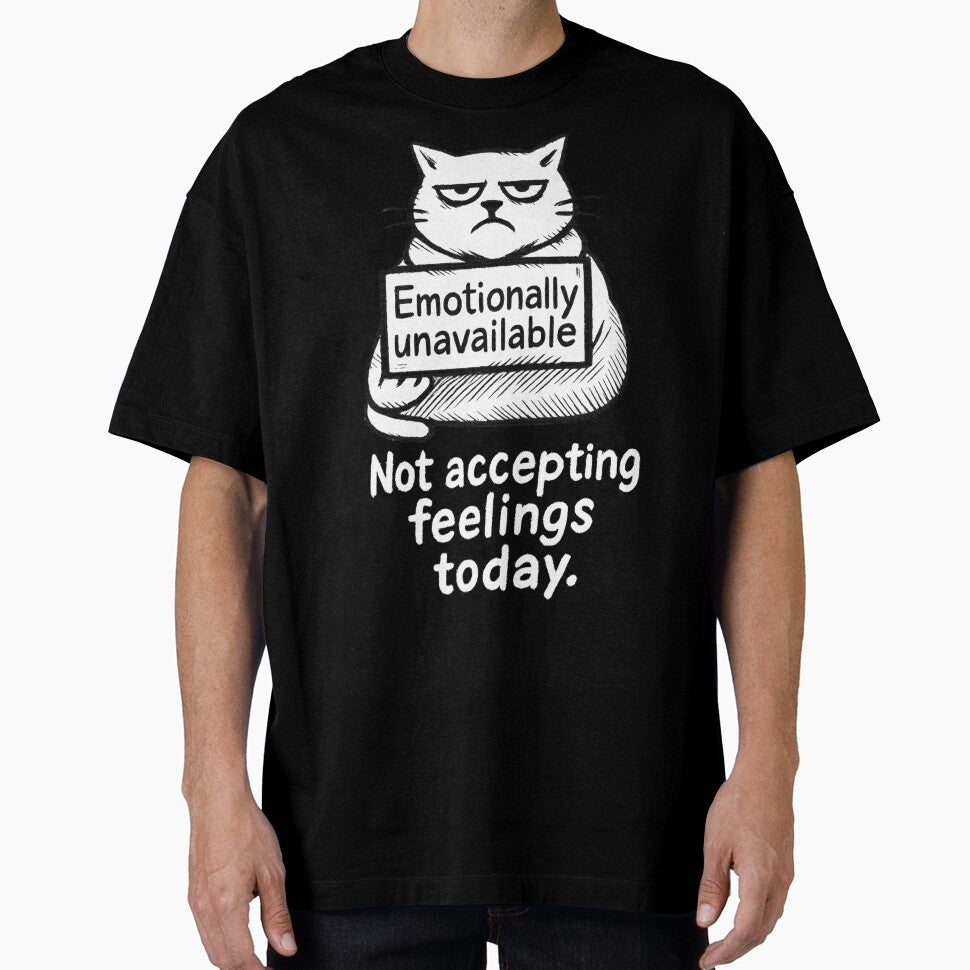 Emotionally unavailable Tee and Hoodie for Introverts | Sarcastic Humor Style by JustMeditateIt Sweatshirt (Image 1)