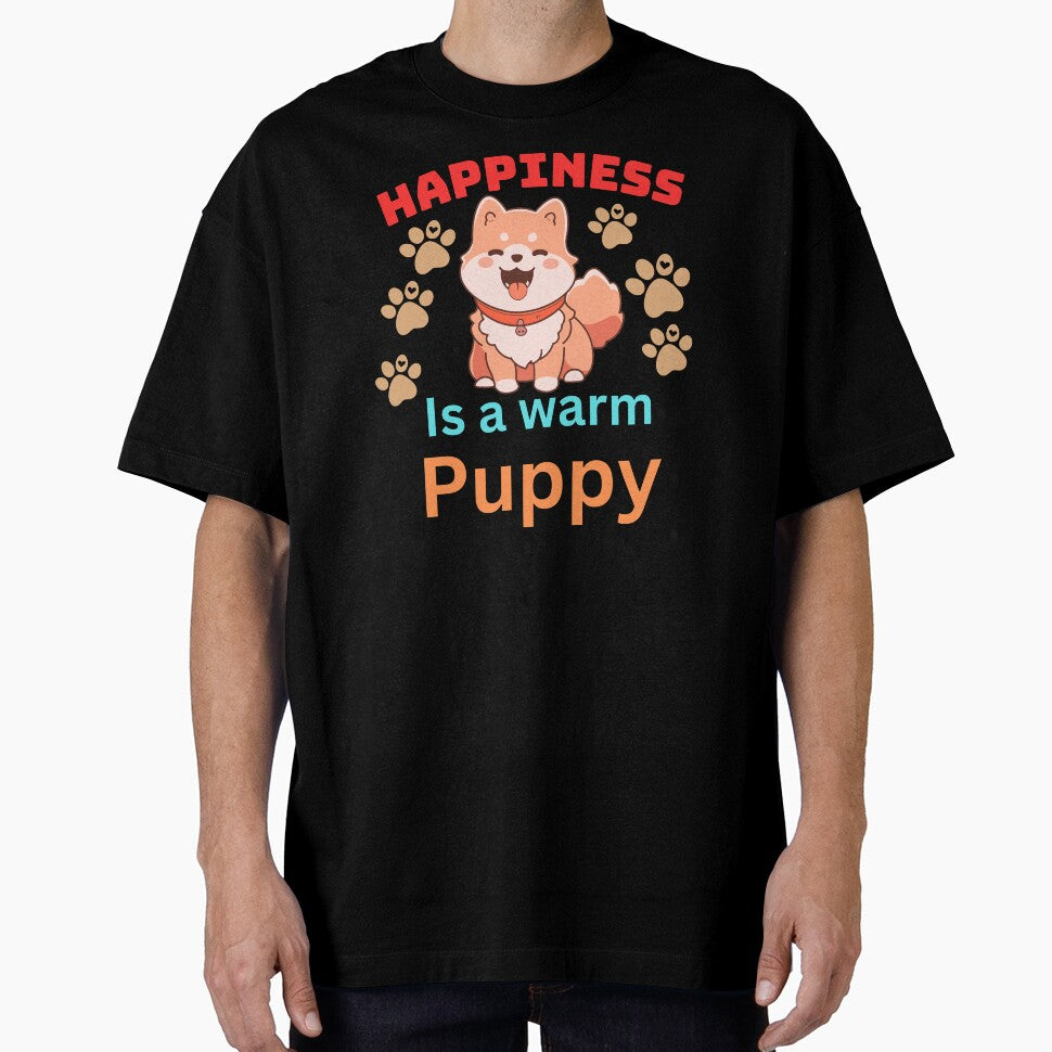 Happiness is a warm puppy by Pawprintgallary T-Shirts, Hoodie, Sweatshirt | BlankRebels.com (Image 1)
