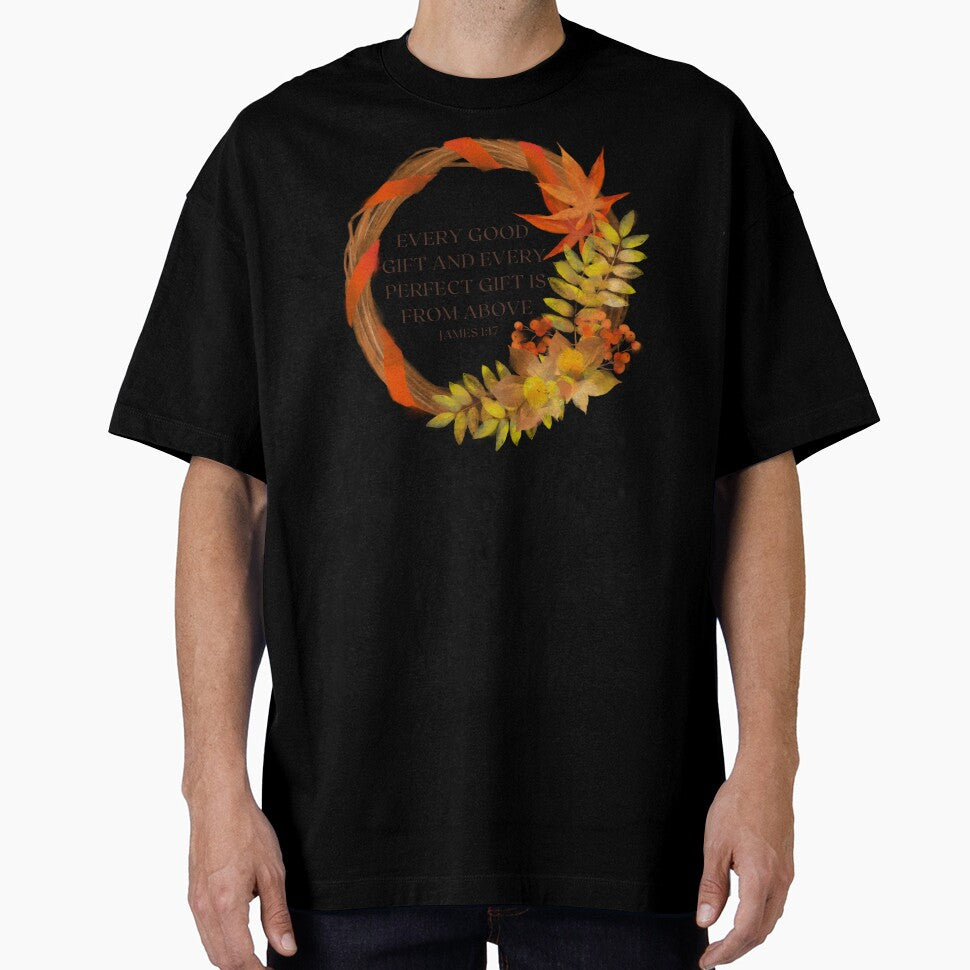 Thanksgiving Wreath - Every Good Gift by GospelWork T-Shirts, Hoodie, Sweatshirt | BlankRebels.com (Image 1)