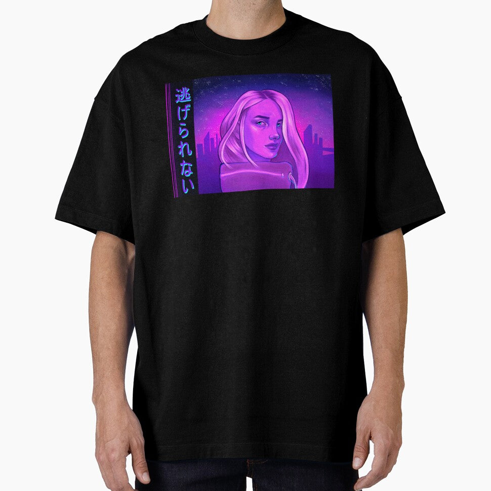 No Escape : A Cyberpunk Inspired Illustration by janamatrix T-Shirts, Hoodie, Sweatshirt | BlankRebels.com (Image 1)