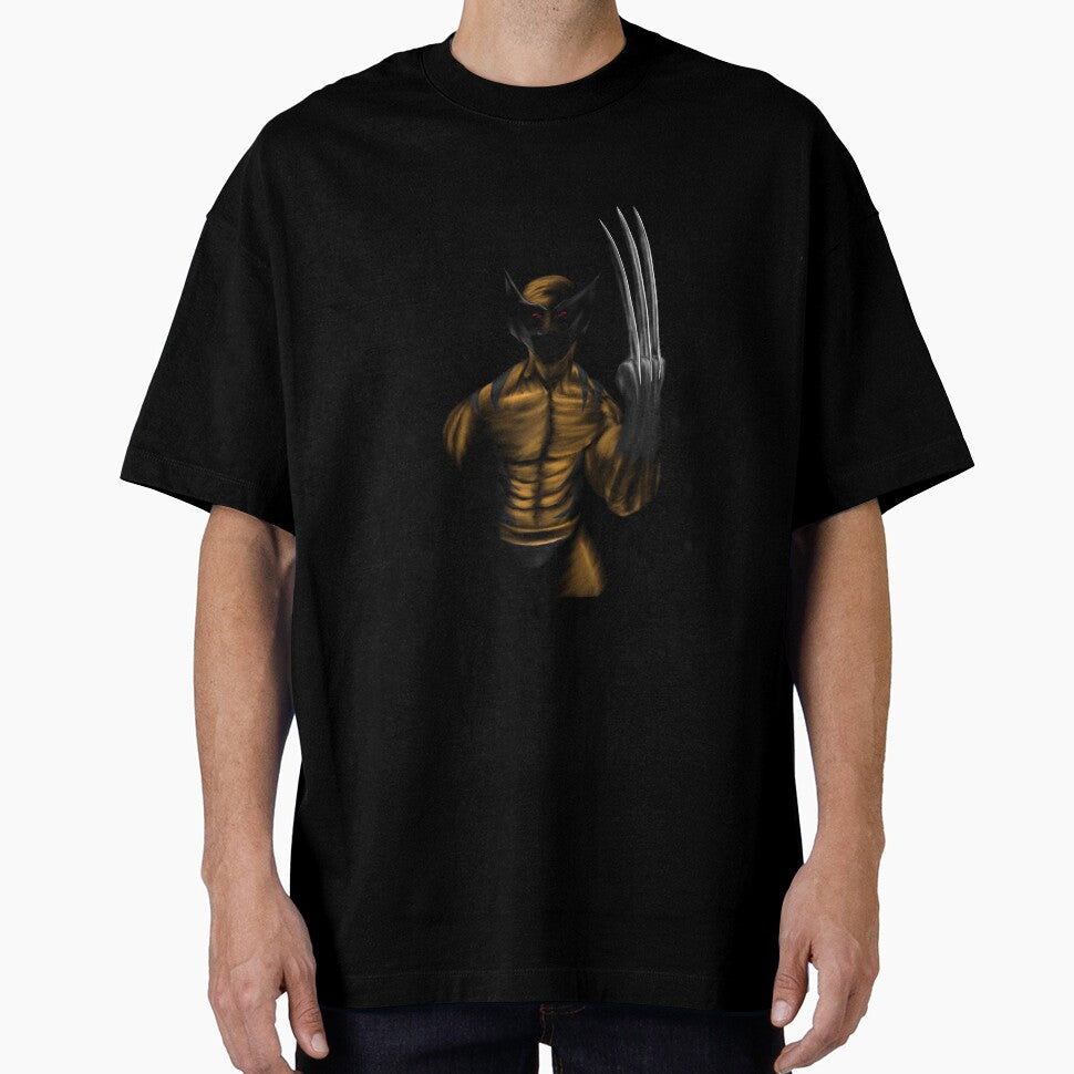 Black Detailed Aggression (Wolverine) - No background by TheArtOfChaz T-Shirts, Hoodie, Sweatshirt (Image 1)