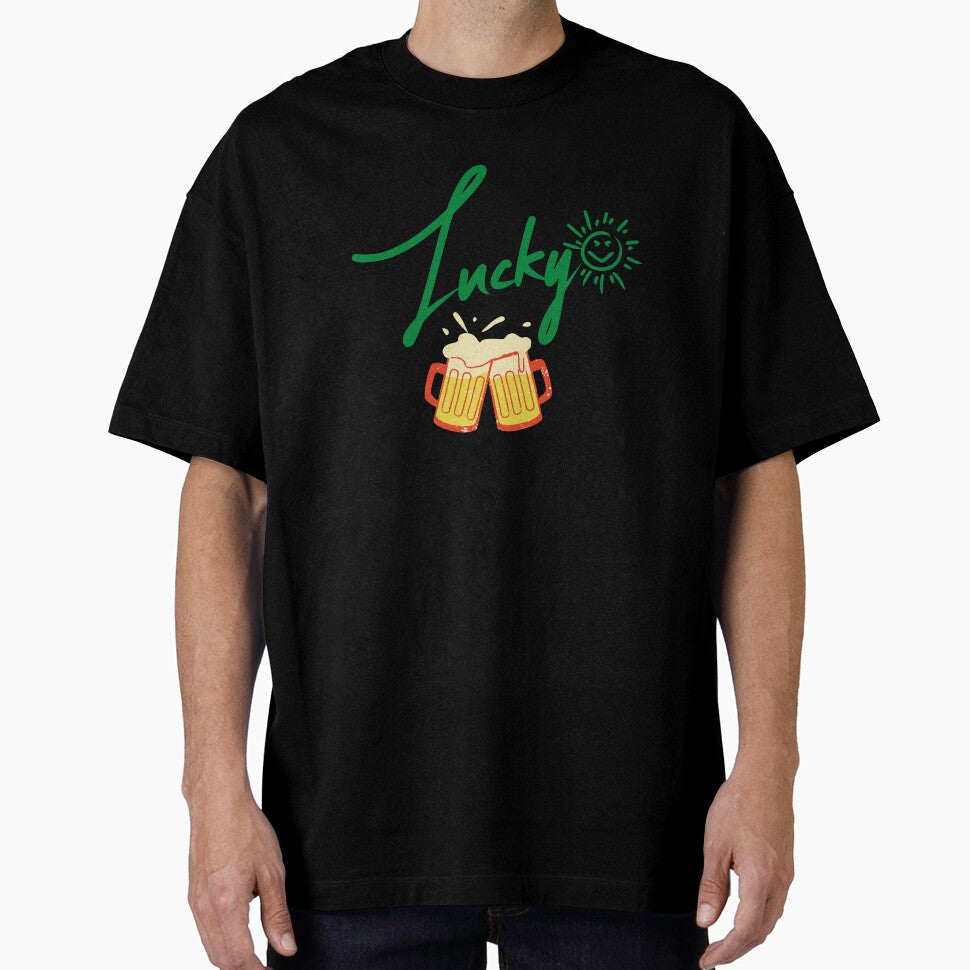 Feelin' Willie Lucky St Patrick's Day T-Shirt, Funny St Patrick's Day Shirt, Funny Saying Shirt, St Paddy's Day... (Image 1)