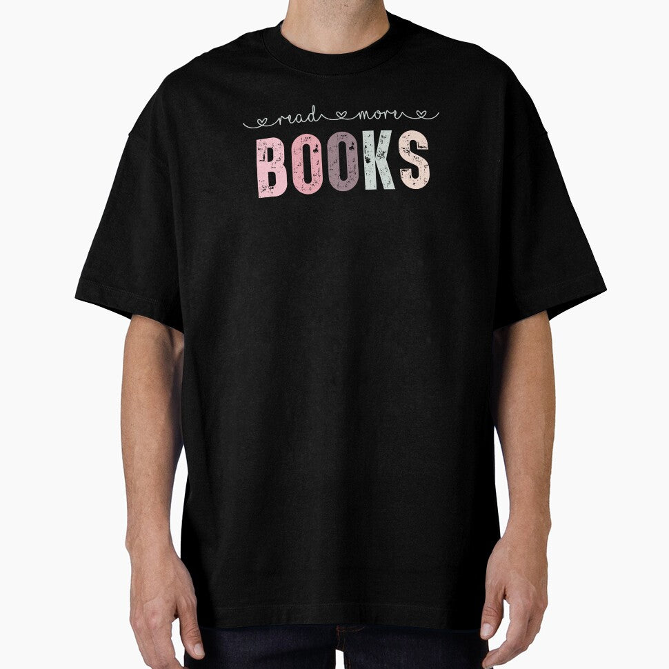 Book Lover Shirt – Read More Books | Minimal Pastel Reading Design by Frida-Kreativ Hoodie, Sweatshirt (Image 1)