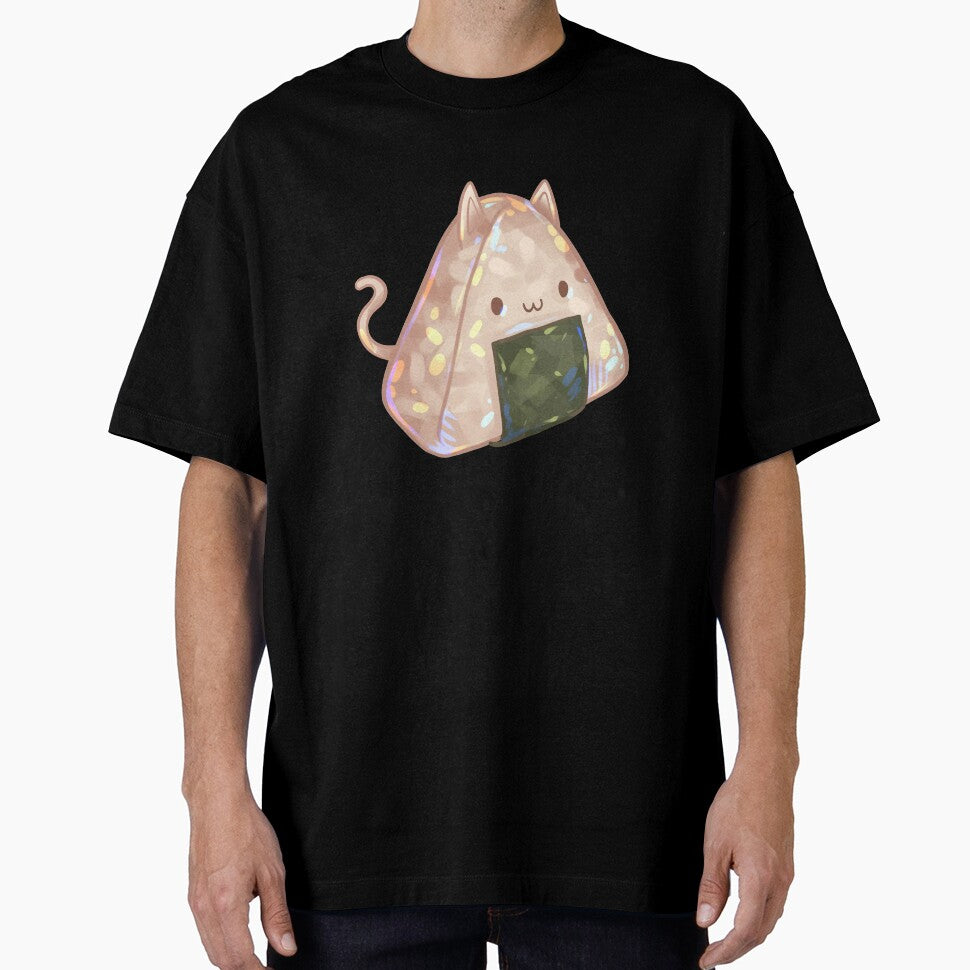 Cute Cat Onigiri by GalaxyChicken T-Shirts, Hoodie, Sweatshirt | BlankRebels.com (Image 1)