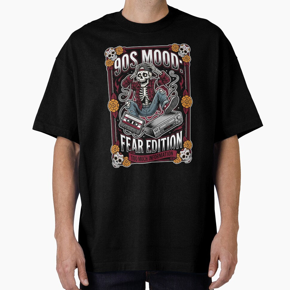 90s Mood Fear Retro Gaming Skeleton T-Shirts, Hoodie, Sweatshirt