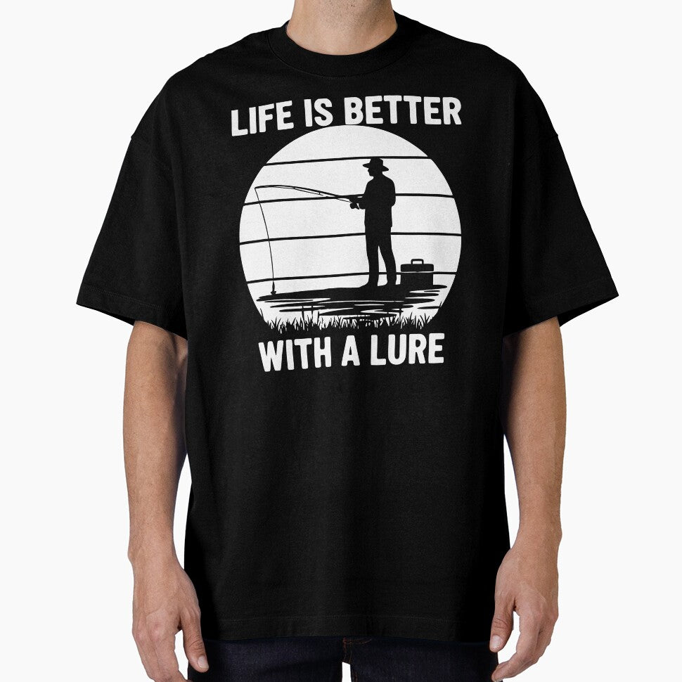 Angler Sunset Life is Better With a Lure by Munich84 T-Shirts, Hoodie, Sweatshirt | BlankRebels.com (Image 1)