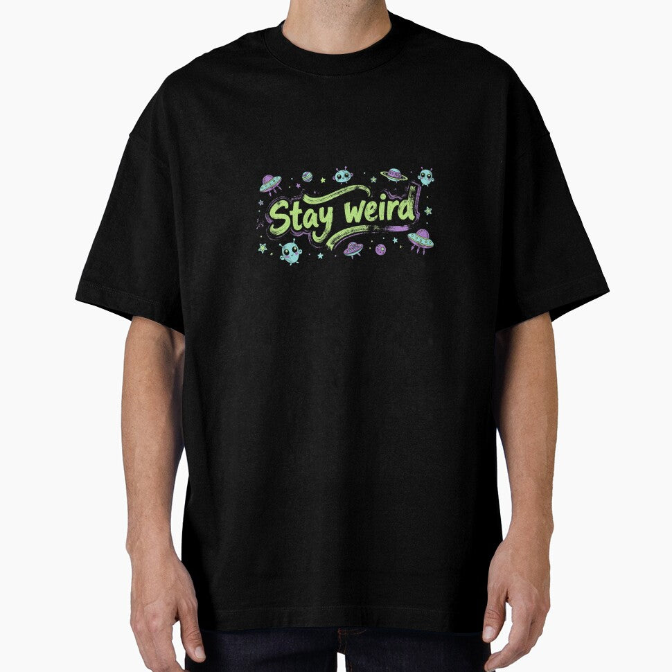 Stay Weird - Aliens by KawaiiChibii T-Shirts, Hoodie, Sweatshirt | BlankRebels.com (Image 1)