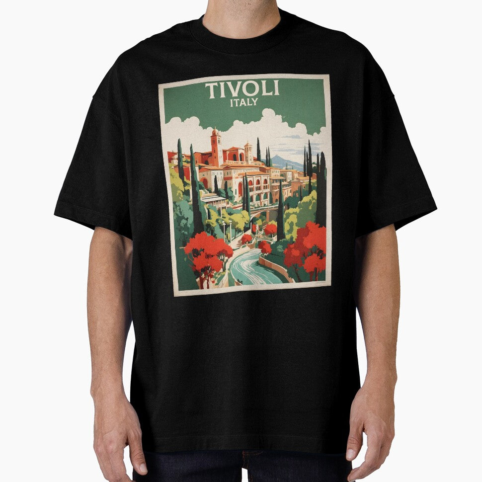 Tivoli Italy Vintage Poster Tourism by TravelersGems