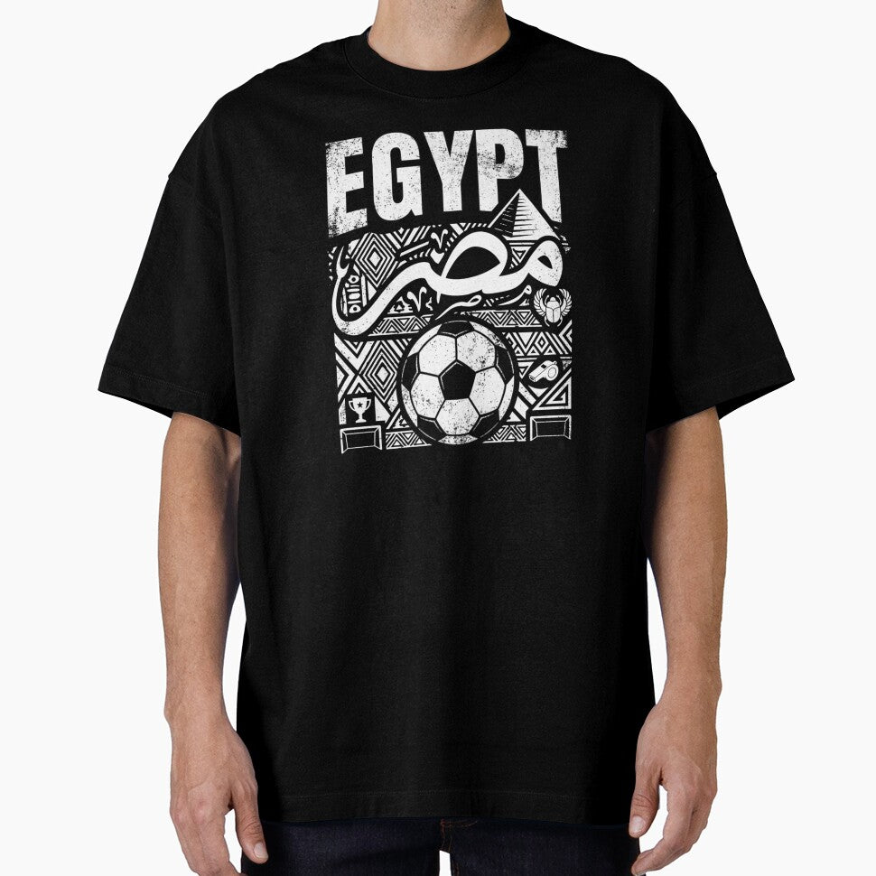 Egypt Soccer Egyptian Football Mandala Art With Pyramid And Scarab by LizzyKeiko