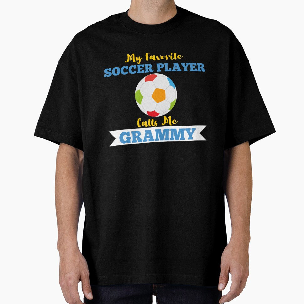 My Favorite Soccer Player Calls Me Grammy Grandparents by MagicSD Designs