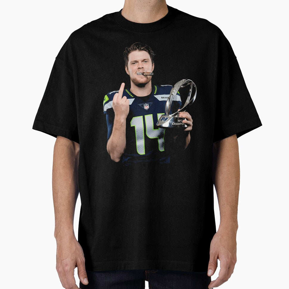 Sam Darnold Trophy Flipping It by Baby-Care T-Shirts, Hoodie, Sweatshirt | BlankRebels.com (Image 1)