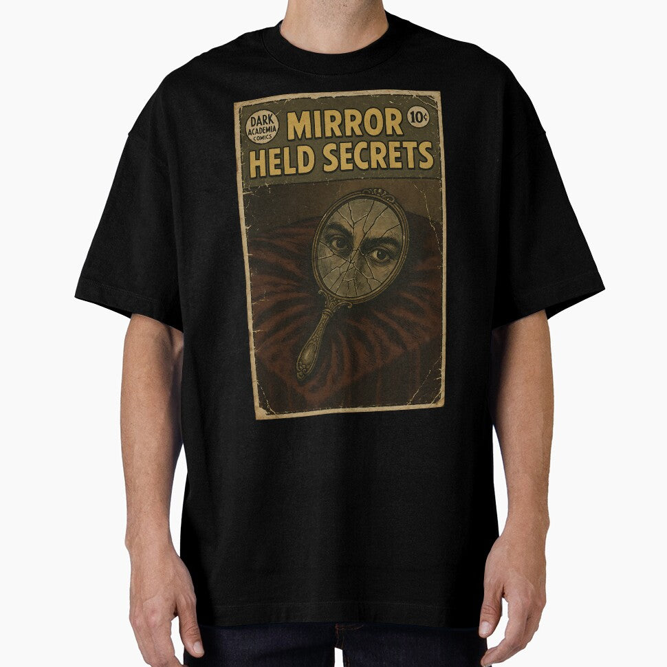 Gothic Dark Academia: Mirror Held Secrets by bapupa T-Shirts, Hoodie, Sweatshirt | BlankRebels.com (Image 1)
