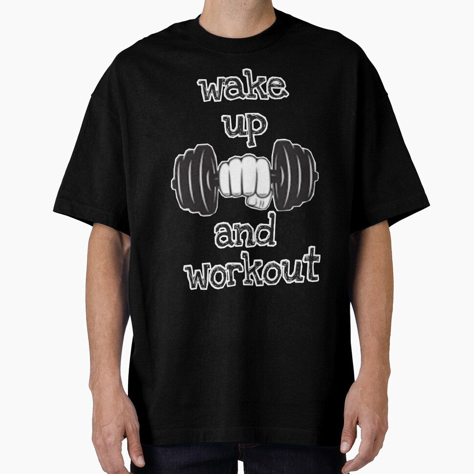 Wake up and workout by sreckov-desig T-Shirts, Hoodie, Sweatshirt | BlankRebels.com (Image 1)