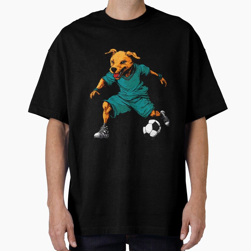Dog footballer by Soulskier
