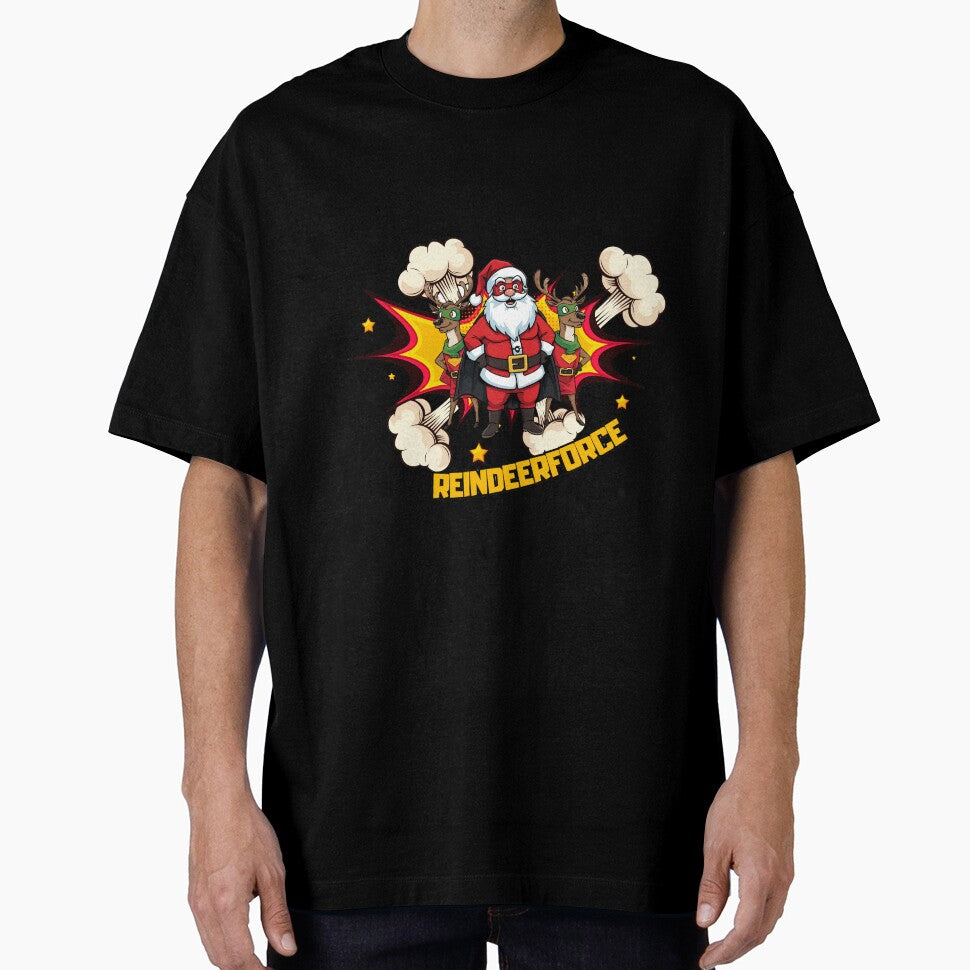 ReindeerForce – Superhero Santa Squad T-Shirts, Hoodie, Sweatshirt