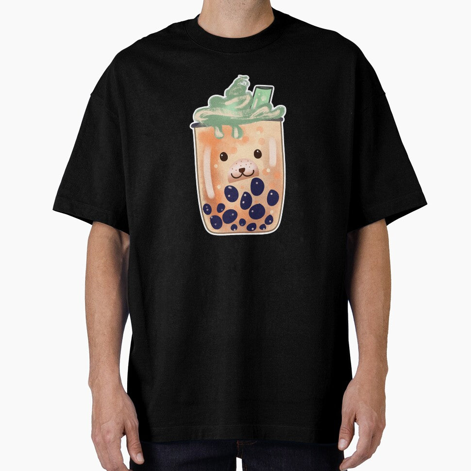 Boba Bear Bubble Macha Tea CUTE by ARTISTFREESTYLE T-Shirts, Hoodie, Sweatshirt | BlankRebels.com (Image 1)