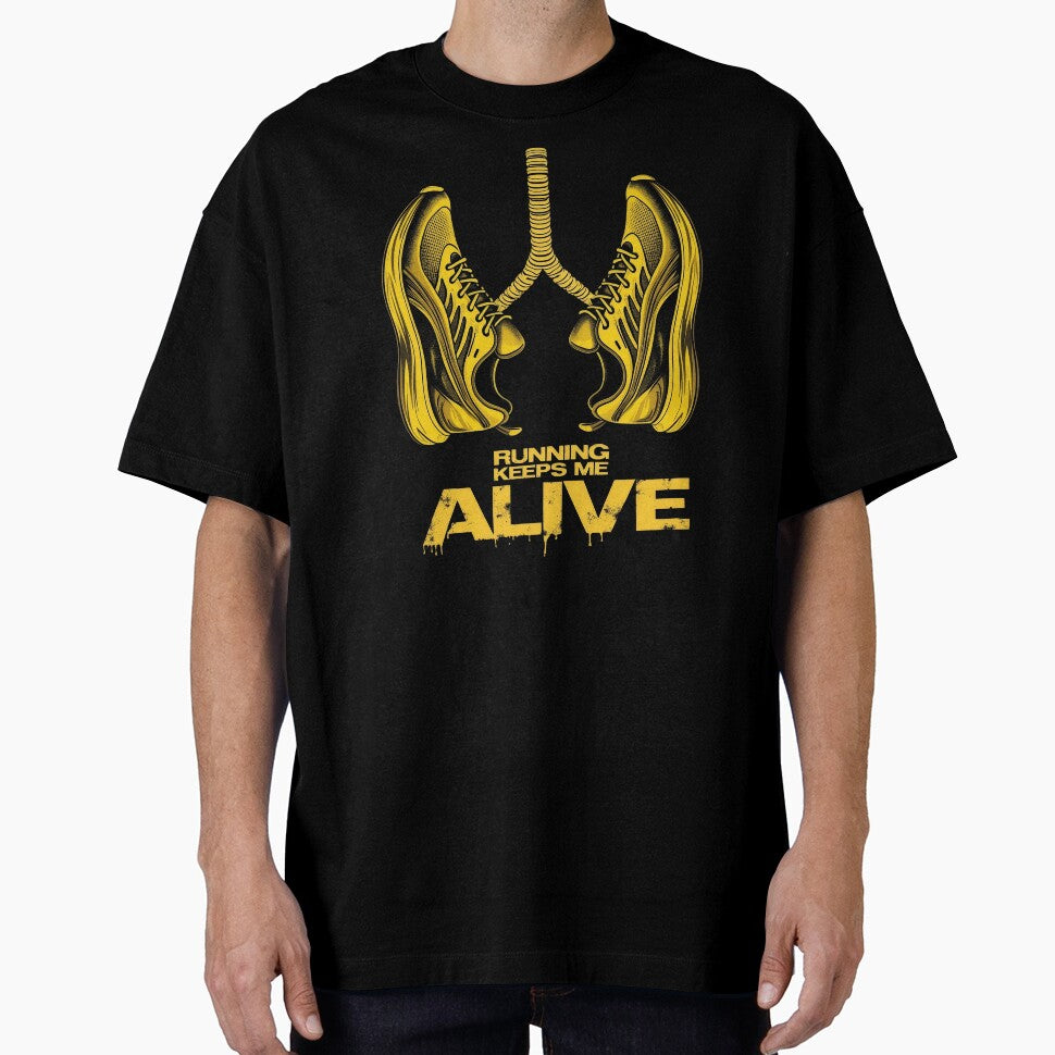 Running Keeps Me Alive by Topmaxdesign T-Shirts, Hoodie, Sweatshirt | BlankRebels.com (Image 1)