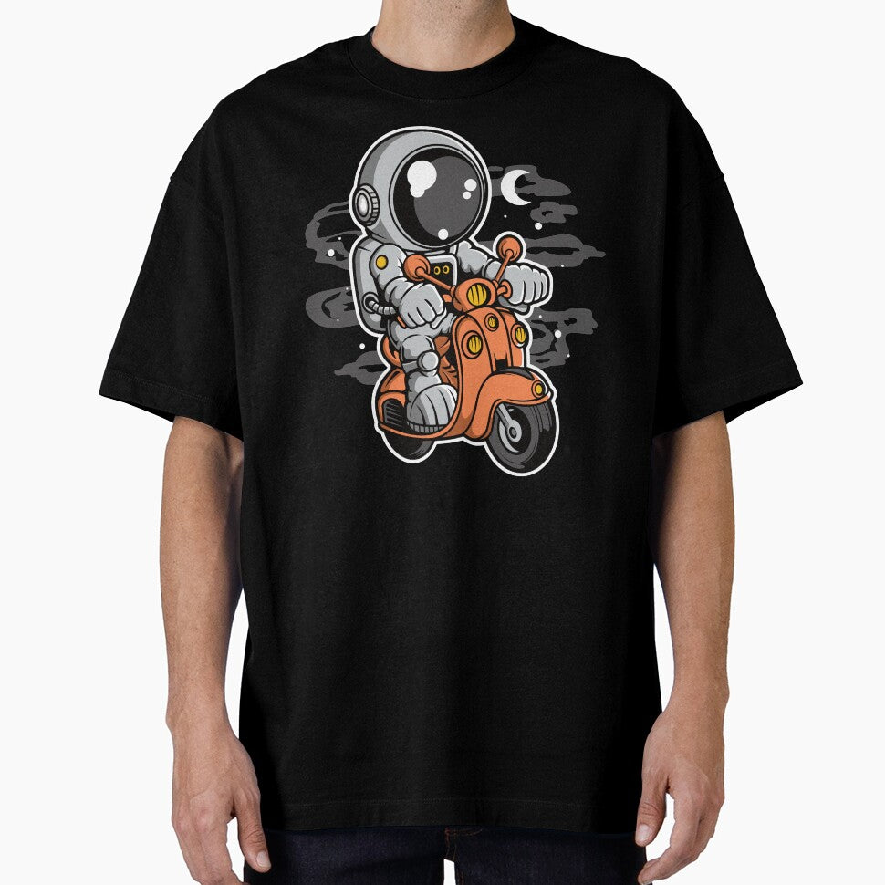 Astronaut Scooter - Funny Outer Space Lovers by Desteroids T-Shirts, Hoodie, Sweatshirt | BlankRebels.com (Image 1)