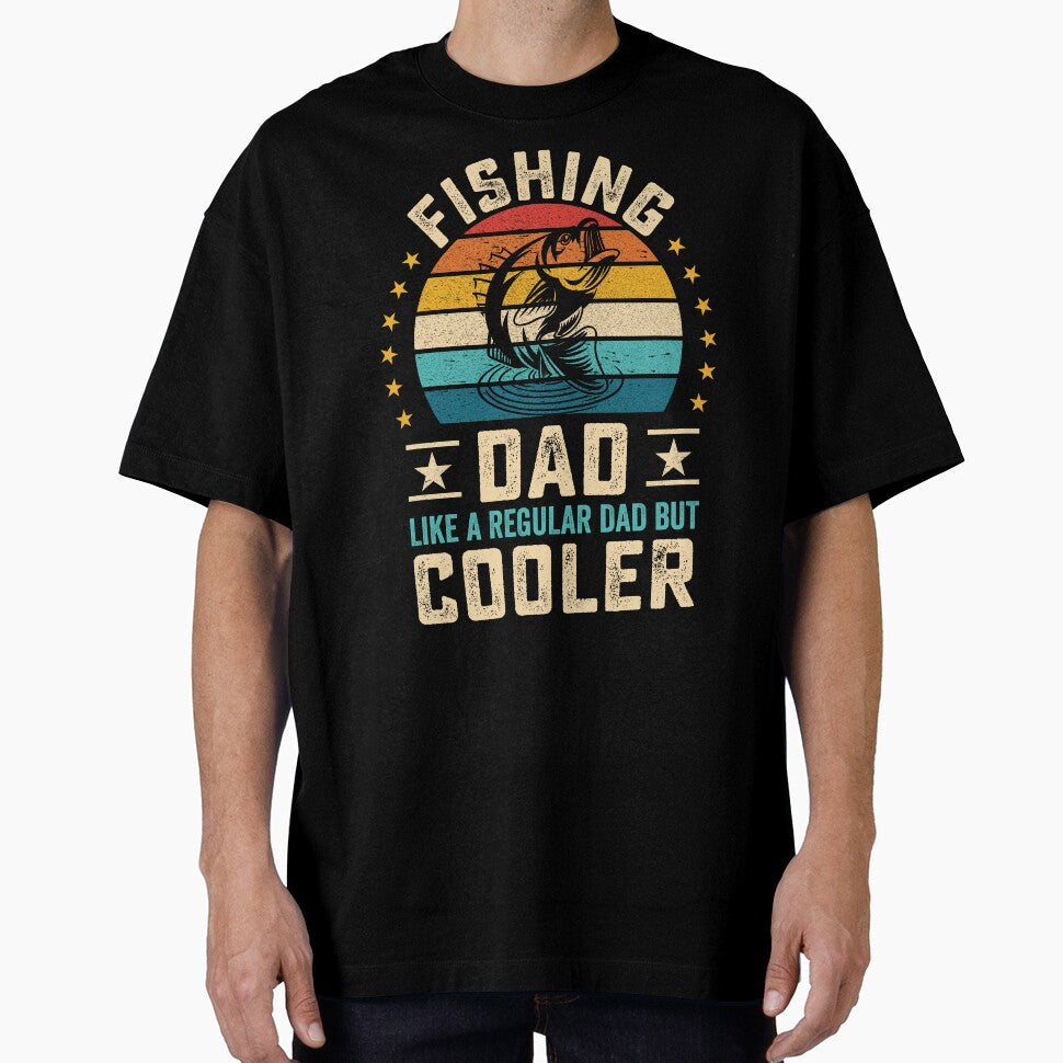 Cool Fishing Dad - Like a Regular Dad, But Cooler by BlissfulPrintz T-Shirts, Hoodie, Sweatshirt | BlankRebels.com (Image 1)