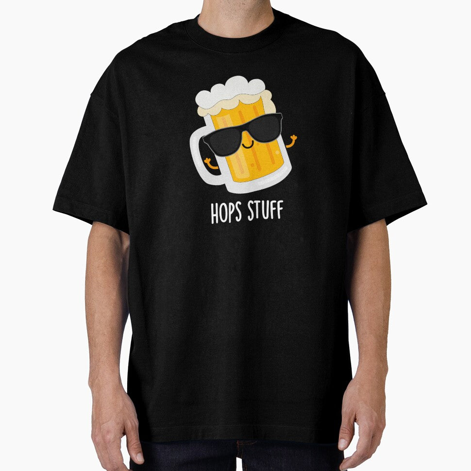 Beer-ed Funny Beer Beard Pun (Dark BG) by punnybone