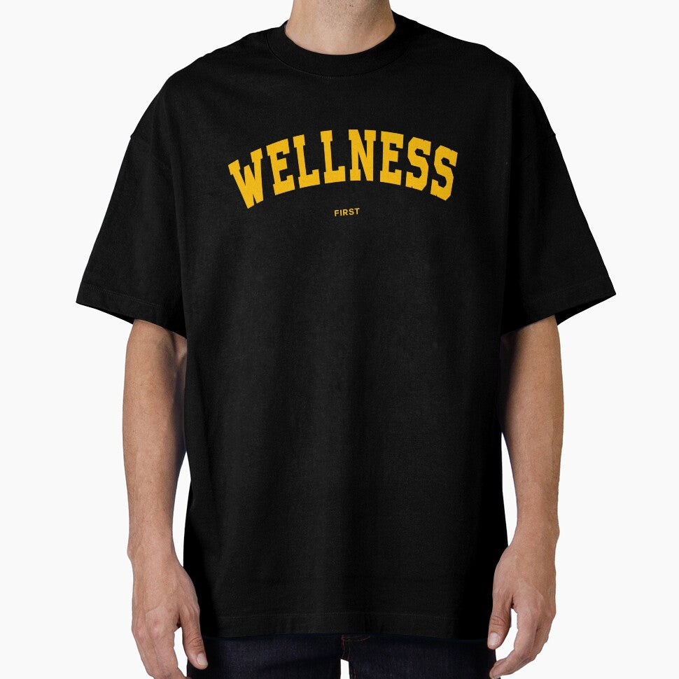 Wellness text yellow by Penxilstudio T-Shirts, Hoodie, Sweatshirt | BlankRebels.com (Image 1)