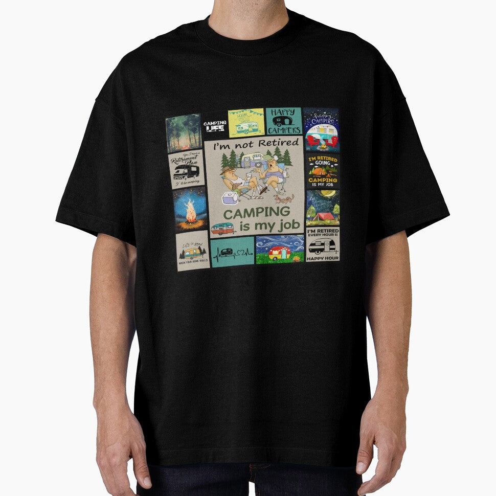 I'm Not Retired Camping Is My Job by AverilArt T-Shirts, Hoodie, Sweatshirt | BlankRebels.com (Image 1)