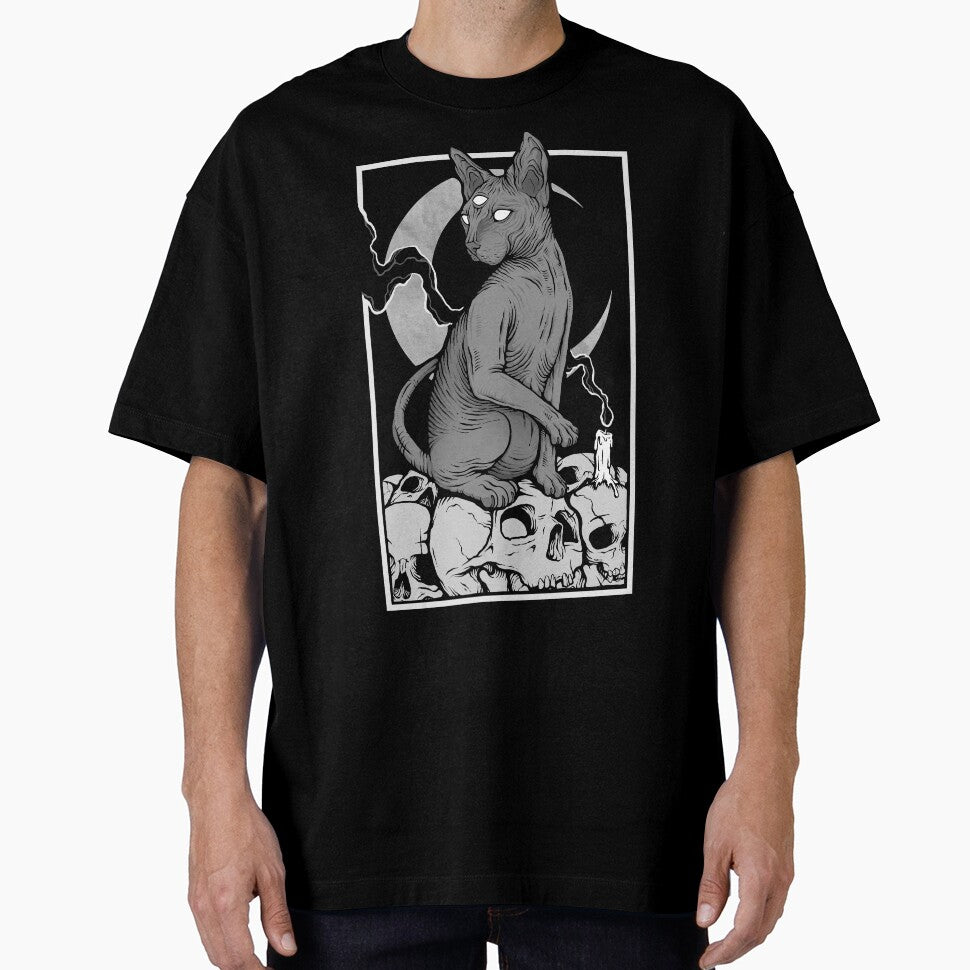 Occult Cat by deniart T-Shirts, Hoodie, Sweatshirt | BlankRebels.com (Image 1)