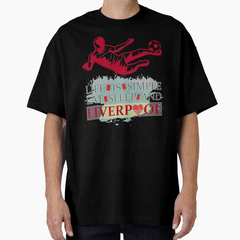 Life Is Simple Eat Sleep Liverpool by smallcatvn