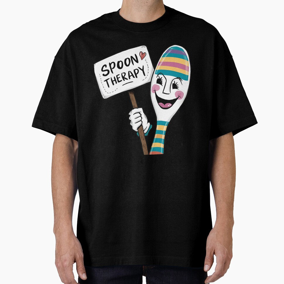 Spoon Therapy for Fibromyalgia: Navigating Mental Health with Humor by BrooklynRhodes T-Shirts, Hoodie, Sweatshirt (Image 1)