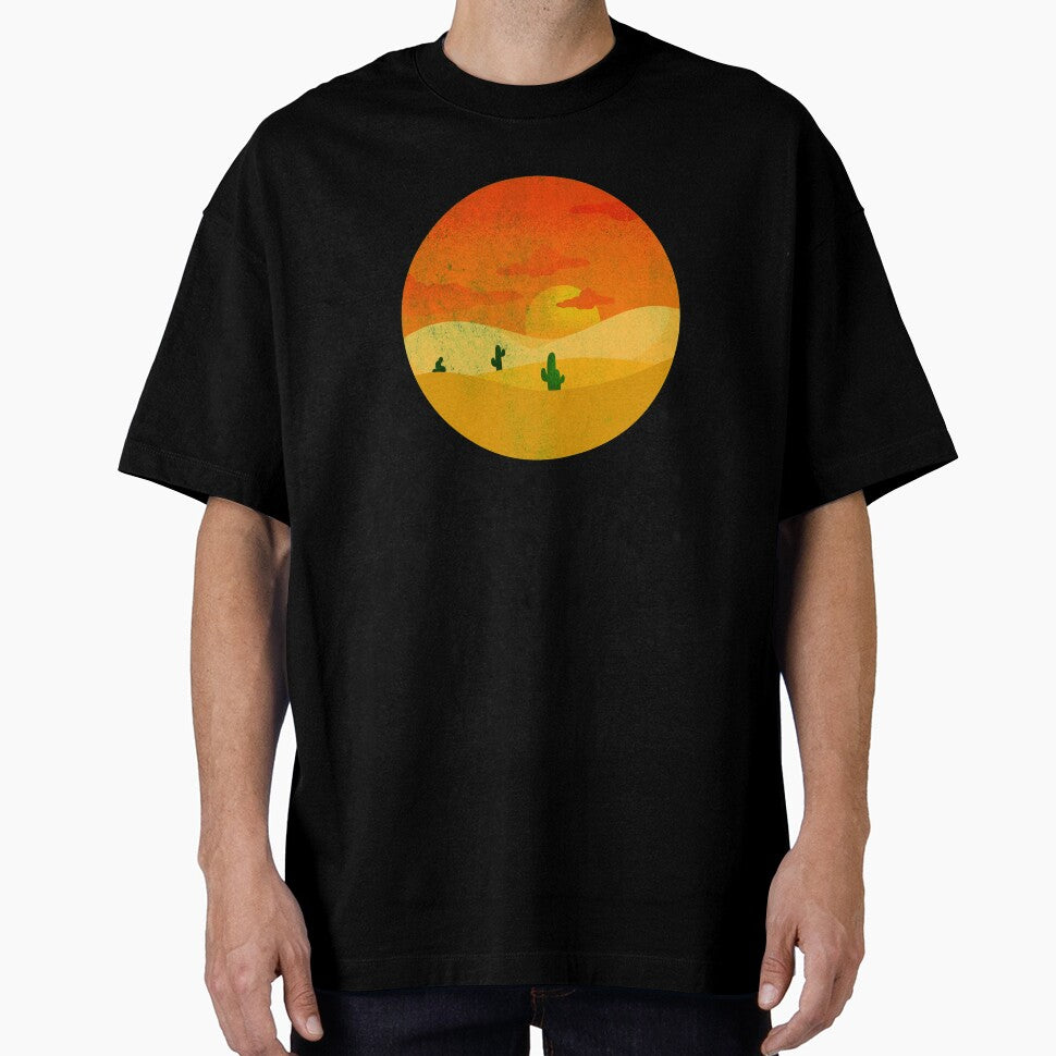 Distressed Desert Sunset by liftdesign T-Shirts, Hoodie, Sweatshirt | BlankRebels.com (Image 1)