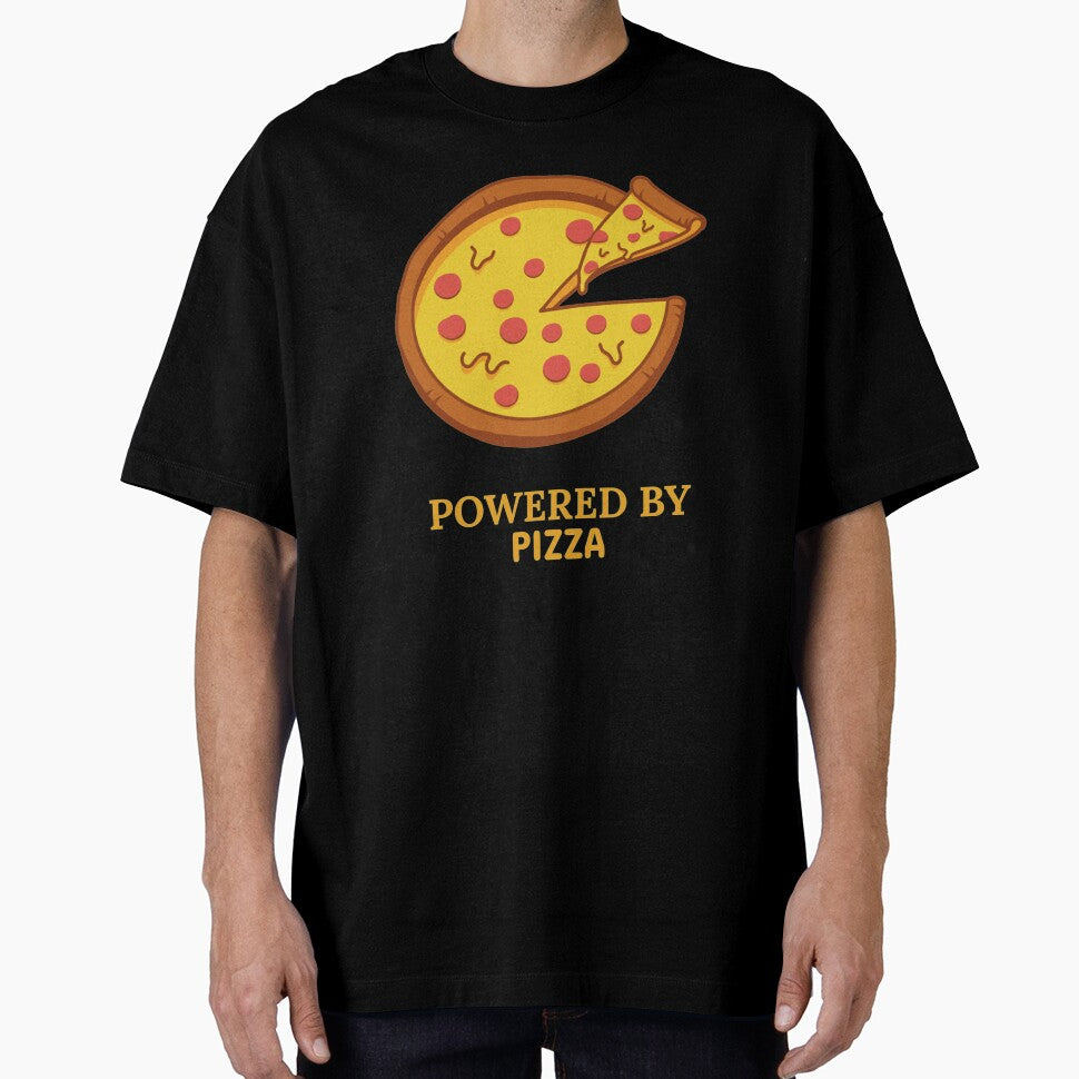Powered By Pizza - Pizza Day by ManiaTeec T-Shirts, Hoodie, Sweatshirt | BlankRebels.com (Image 1)