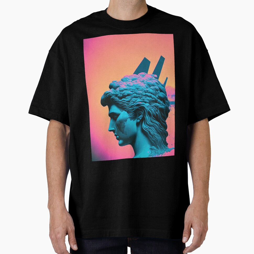 Neo-Classical Oasis: A Vaporwave Fusion of Past and Present by Mullet Monkey T-Shirts, Hoodie, Sweatshirt (Image 1)
