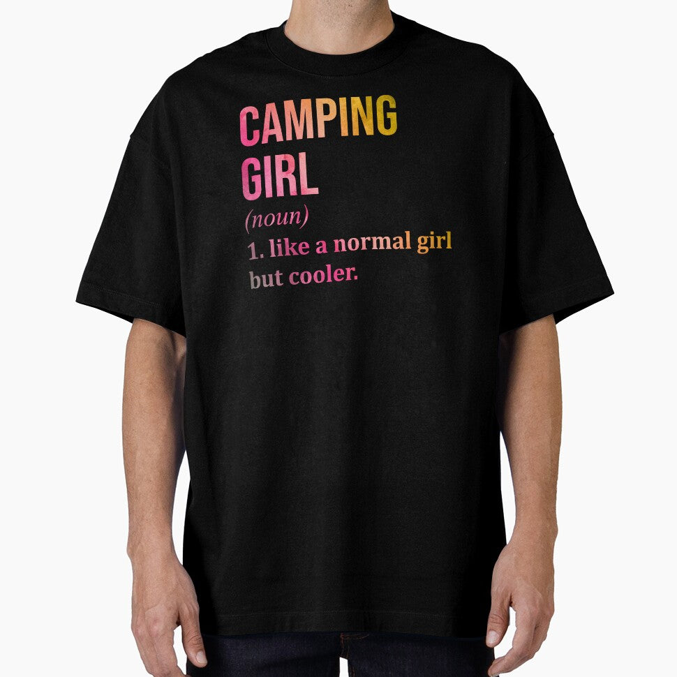 Camping Girl Definition in Watercolor by XCIV T-Shirts, Hoodie, Sweatshirt | BlankRebels.com (Image 1)