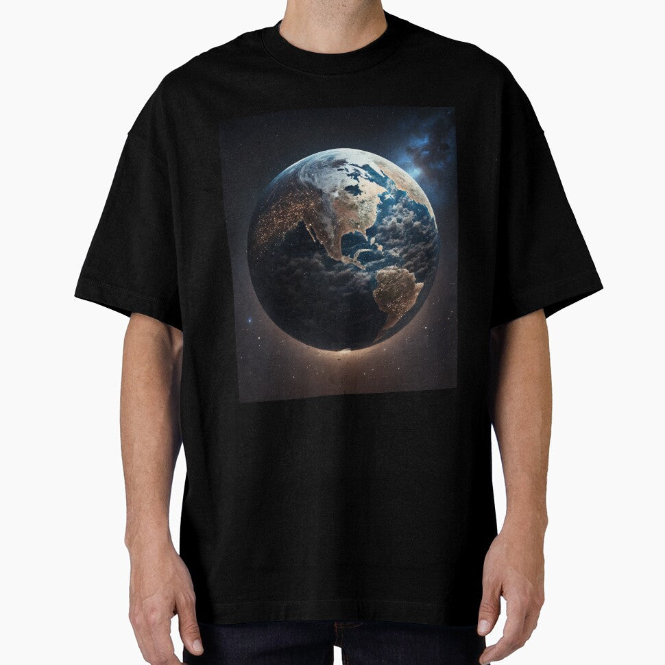 Earth from Space by PharaohofSedona T-Shirts, Hoodie, Sweatshirt | BlankRebels.com (Image 1)