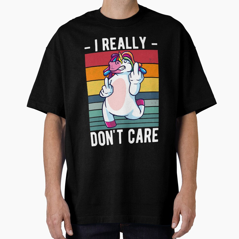 Bad Unicorn really dont care by HumbleShirt T-Shirts, Hoodie, Sweatshirt | BlankRebels.com (Image 1)
