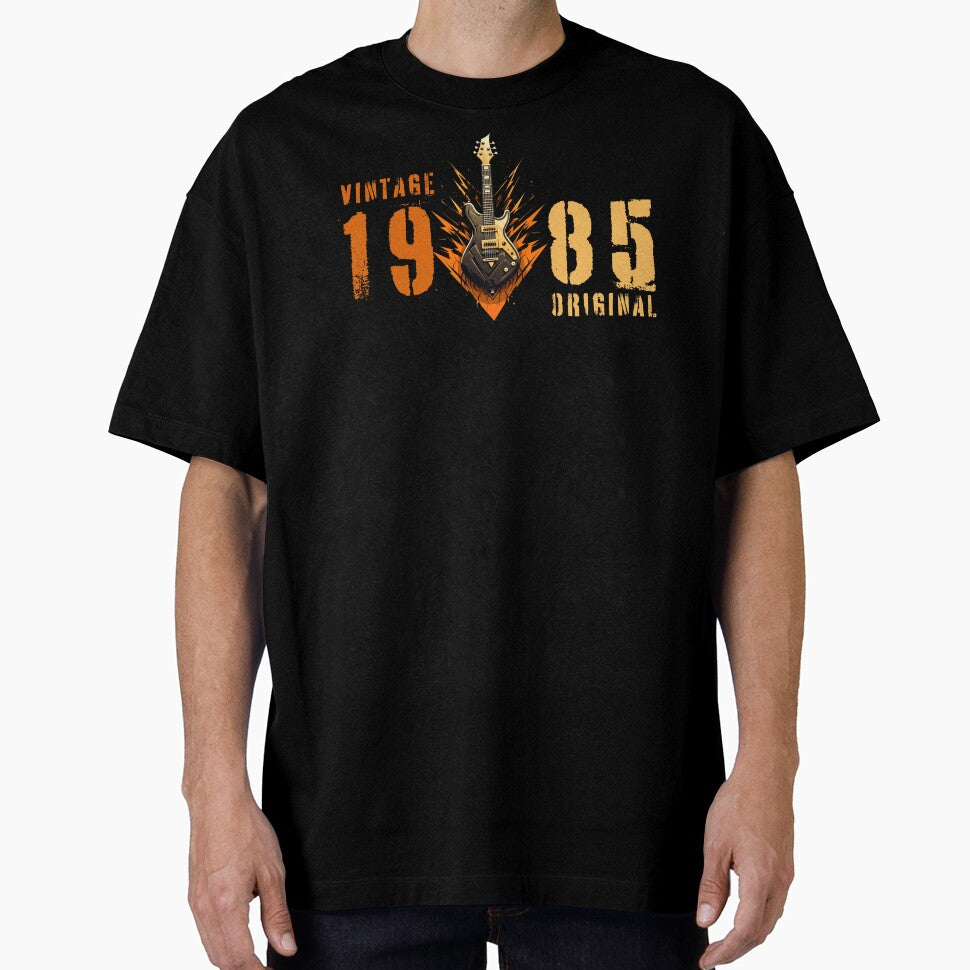 Born 1985 vintage original, quitar by Krzysztof Siwek T-Shirts, Hoodie, Sweatshirt | BlankRebels.com (Image 1)