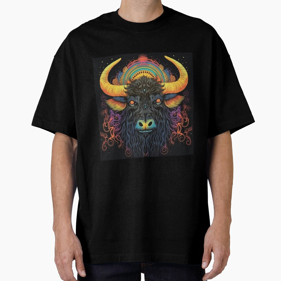 Majestic Bison Face  Wildlife Art by JojoArtEvo T-Shirts, Hoodie, Sweatshirt | BlankRebels.com (Image 1)