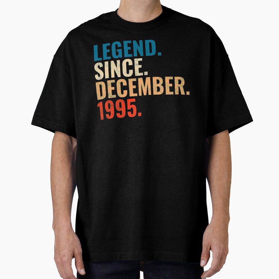 Legend Since December 1995 Retro Vintage by Teelogic T-Shirts, Hoodie, Sweatshirt | BlankRebels.com (Image 1)