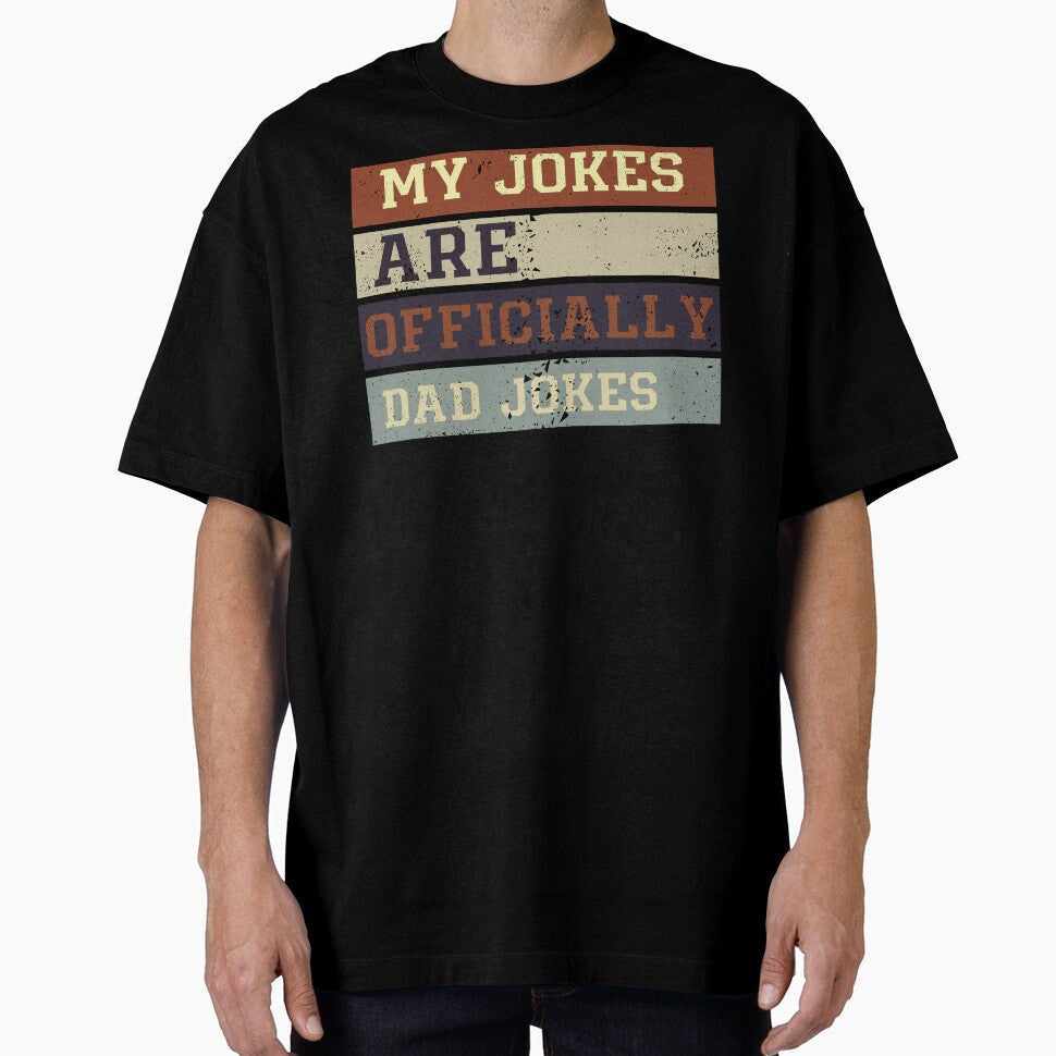 my jokes are  officially dad jokes, New Father Cute Vintage - Beautiful Premium Quality Gift Idea  , New Mommy ,  Gift, Expecting dad Gift, daddy Gift,gift idea for father's day,birthday,grandpa, by ourpretty