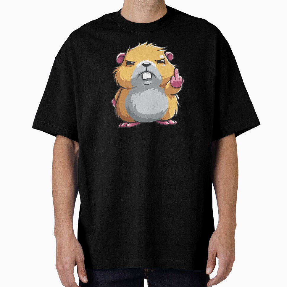 Hamster middle finger by giggletshirts