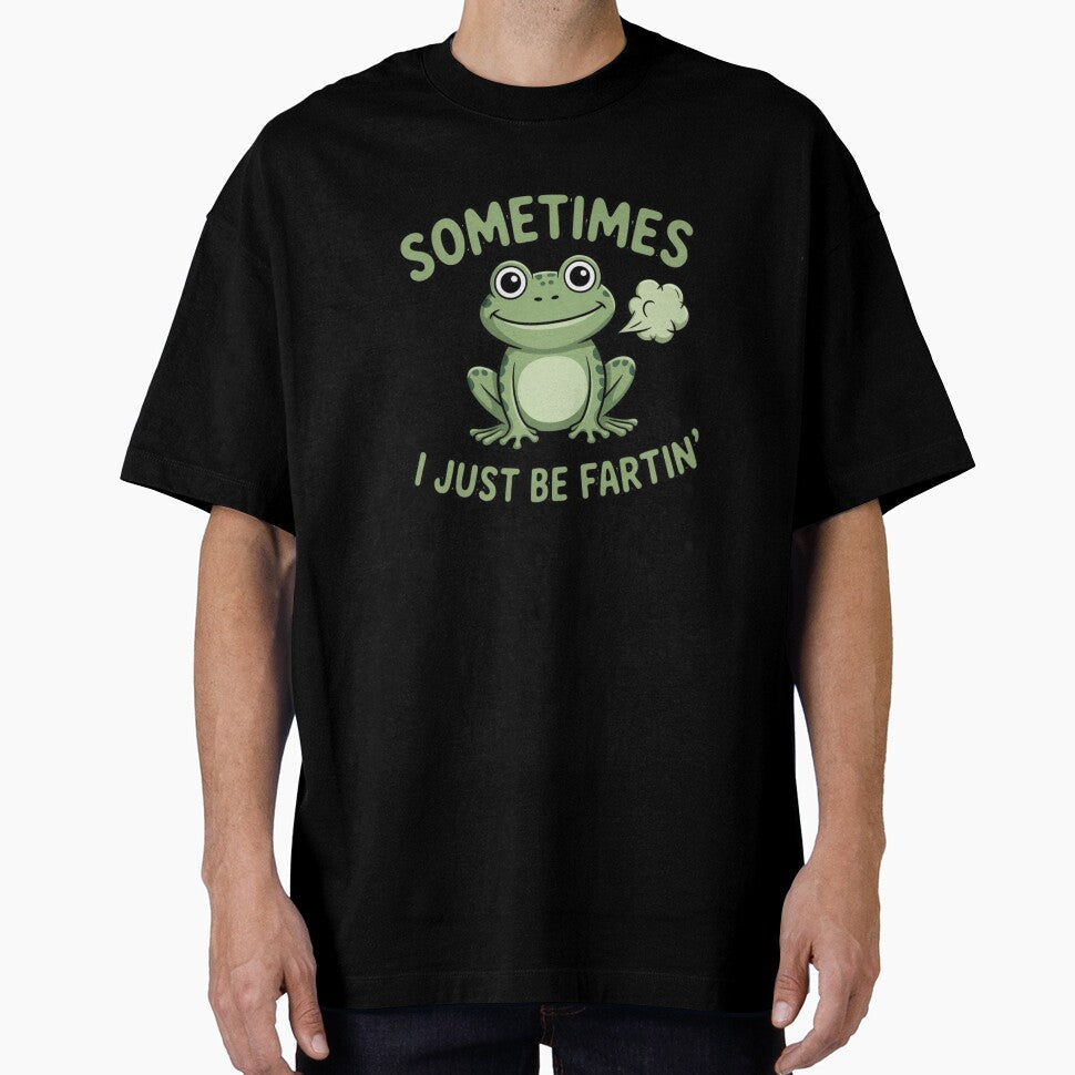 Funny Frog – Cute Frog Cartoon, Silly Humor Animal Meme by ALL ART T-Shirts, Hoodie, Sweatshirt | BlankRebels.com (Image 1)