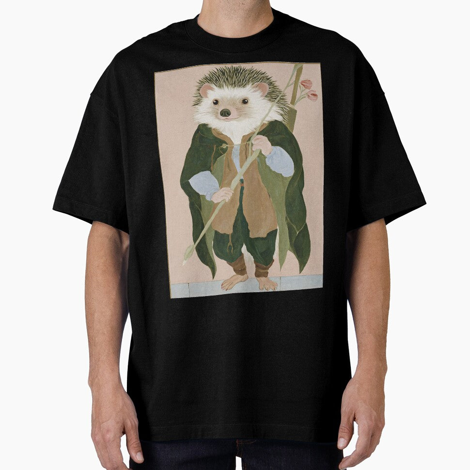 Charming Cottagecore Hedgehog by bapupa T-Shirts, Hoodie, Sweatshirt | BlankRebels.com (Image 1)