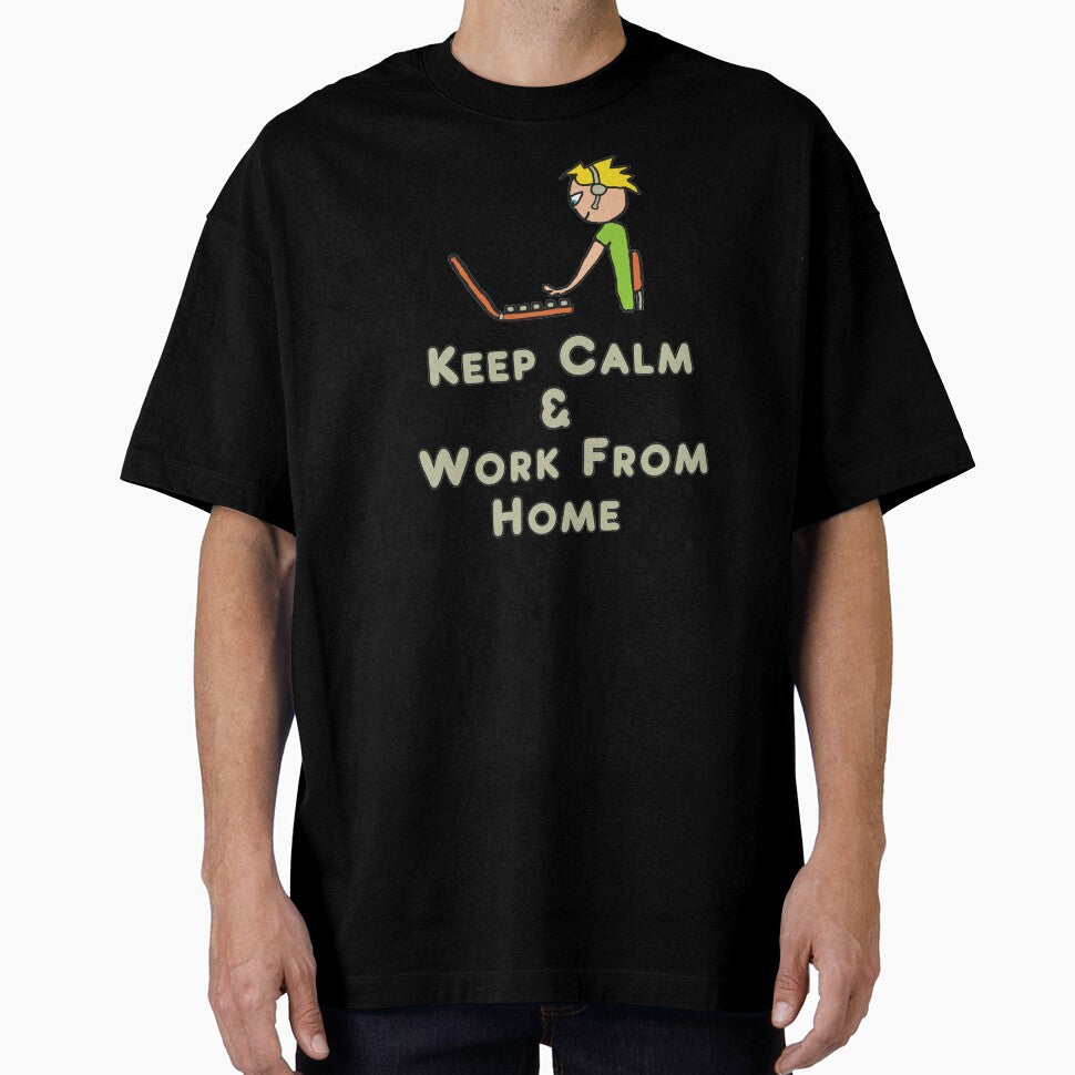 Keep Calm and Work From Home by Mark-Ewbie T-Shirts, Hoodie, Sweatshirt | BlankRebels.com (Image 1)